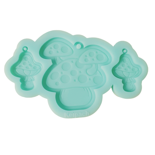 Mushroom Set Silicone Resin Mould - Keipach
