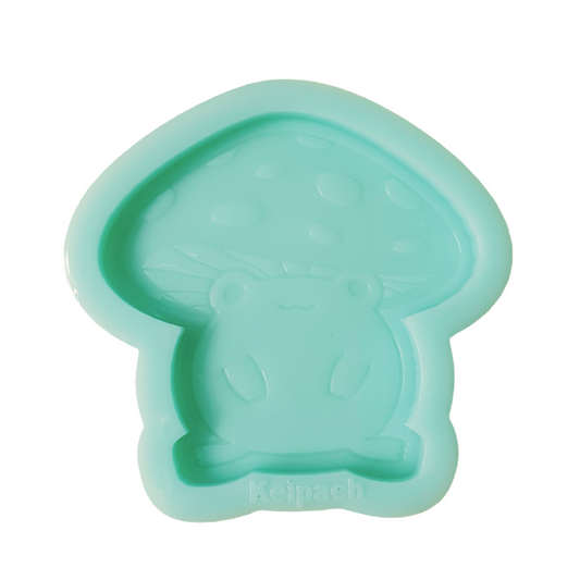 Mushroom Frog Silicone Resin Mould - Keipach