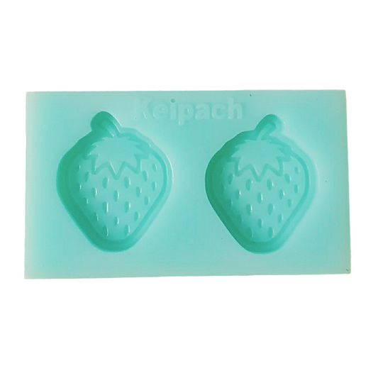 Strawberry Studs Silicone Resin Mould - Keipach