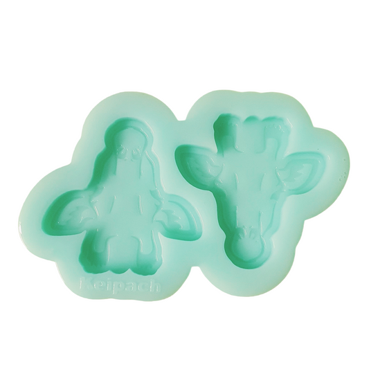 Giraffe Earrings Silicone Resin Mould - Keipach