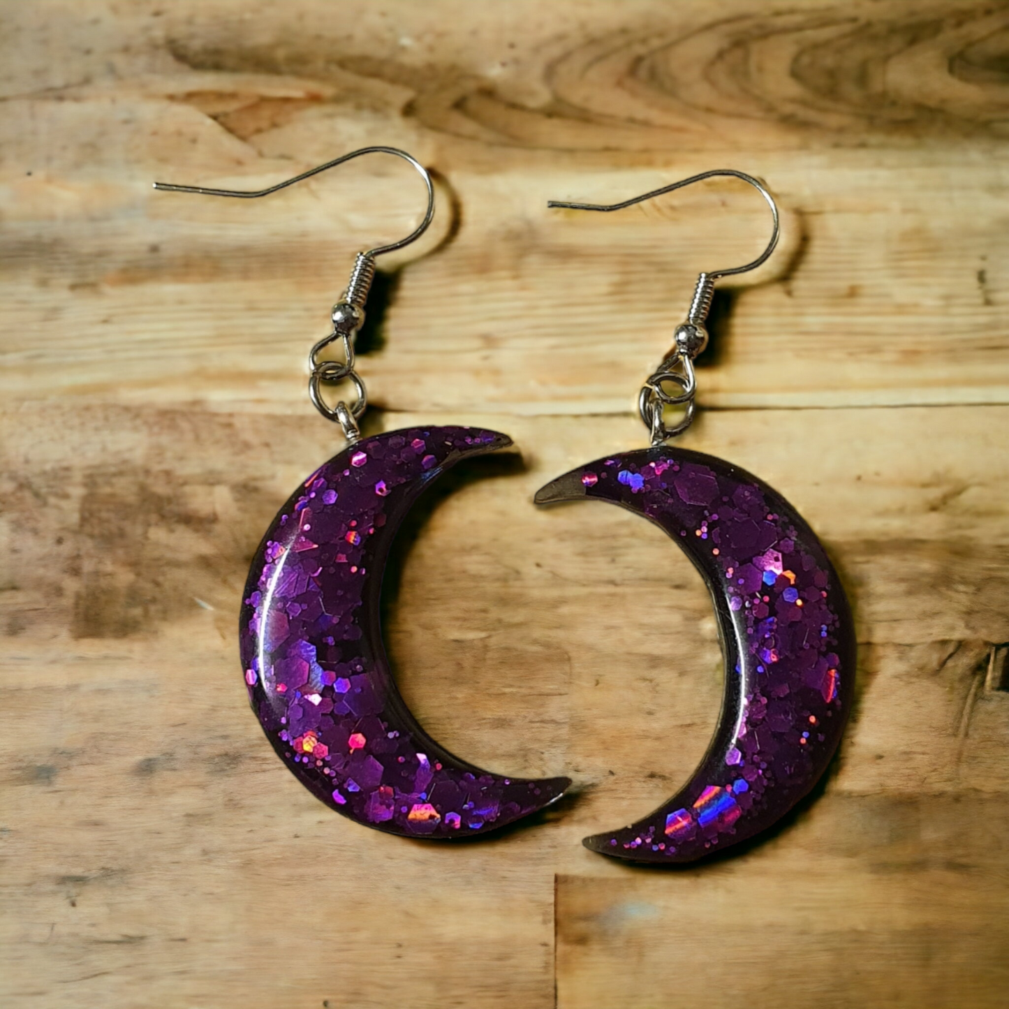 Moon Earring Set Silicone Resin Mould - Keipach