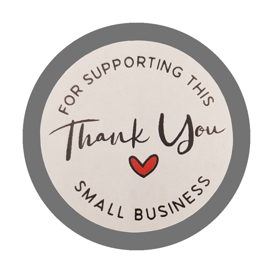 "Thank you for supporting this small business" stickers - Keipach